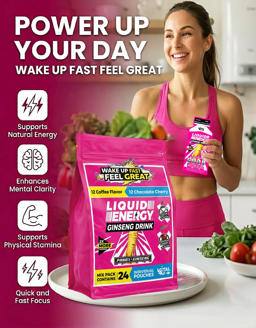 VITAL 4U 24-count pack for convenient stocking