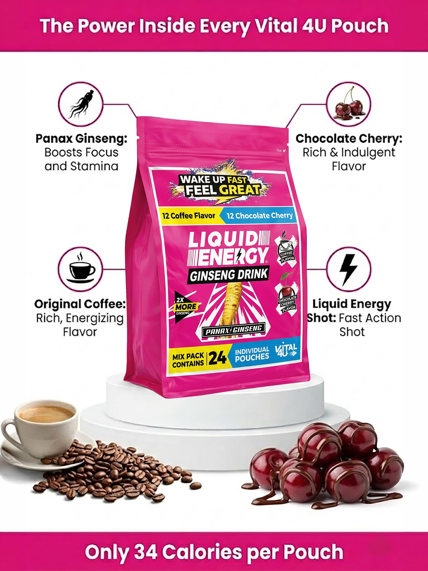 VITAL 4U usage during workout for quick energy