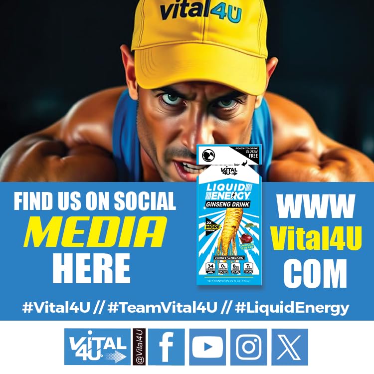 VITAL 4U serving poured demonstrates quick energy in seconds.