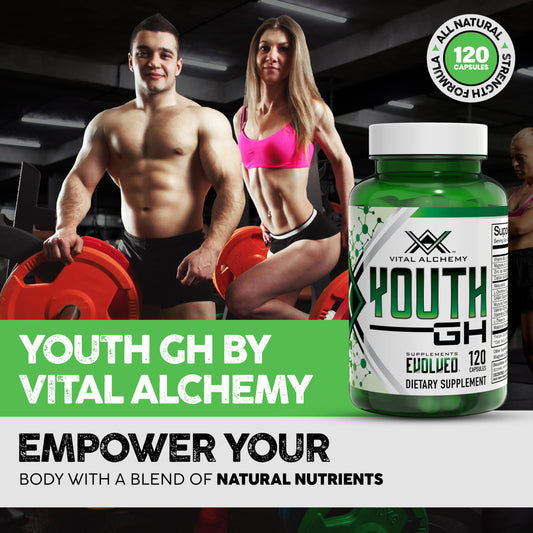 Vital Alchemy Youth capsules pour for convenient daily use.
