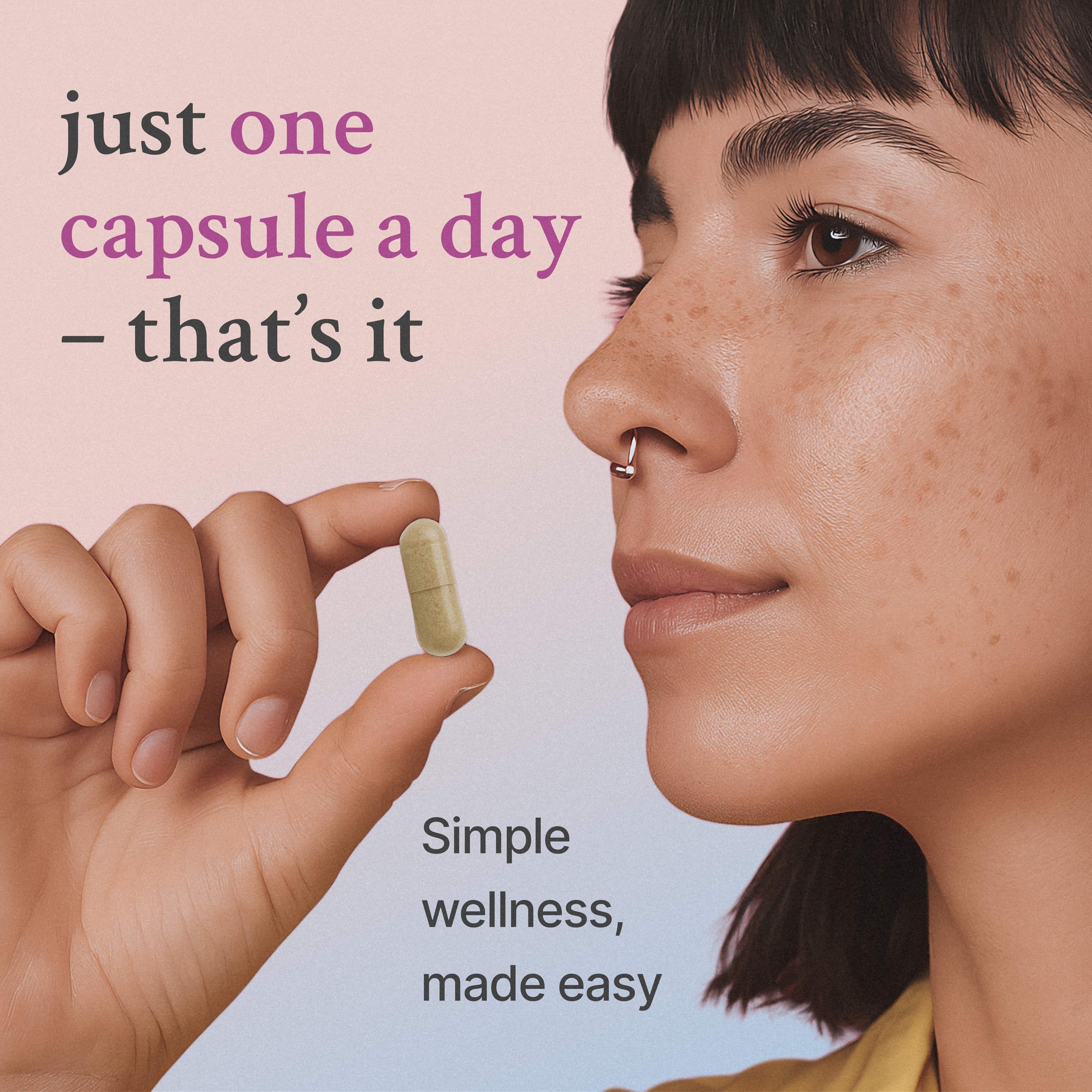 Vital Core desiccated thyroid bottle with easy daily dosing illustration.