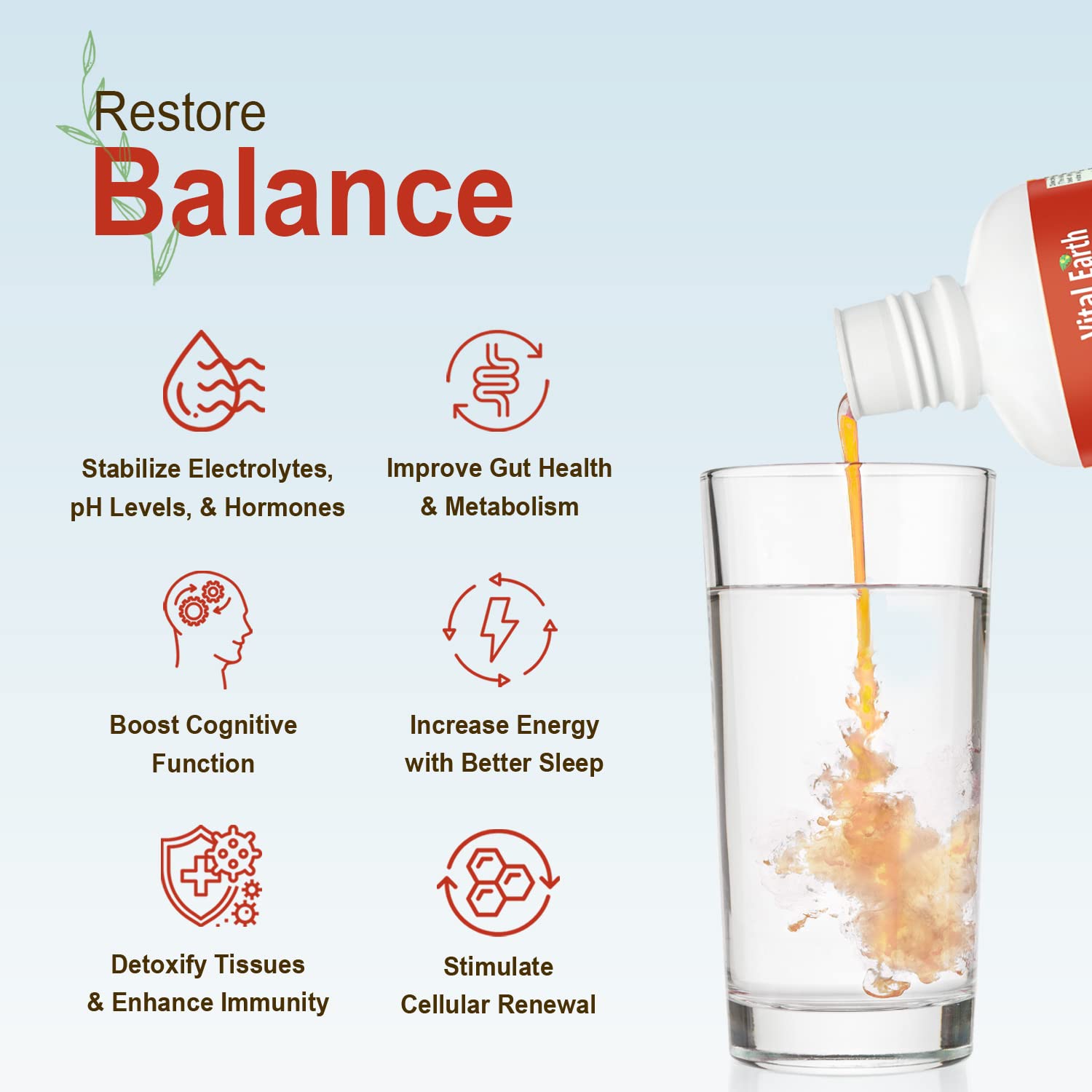 Vital Earth Minerals bottle provides a 30-day supply for routine use.