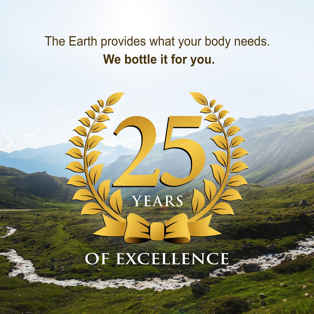Vital Earth Minerals Cal-Mag Liquid included cup for precise one-ounce dosing.