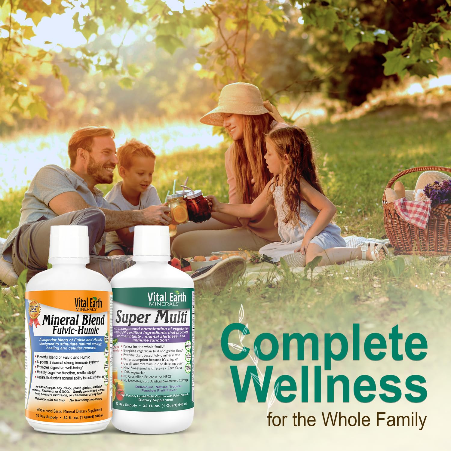 Vital Earth Minerals Detox user energized after routine, ready for daily tasks.