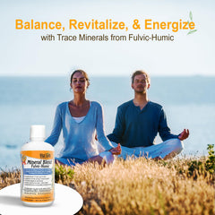 Vital Earth Minerals Detox glass with liquid conveys hydration and vitality.