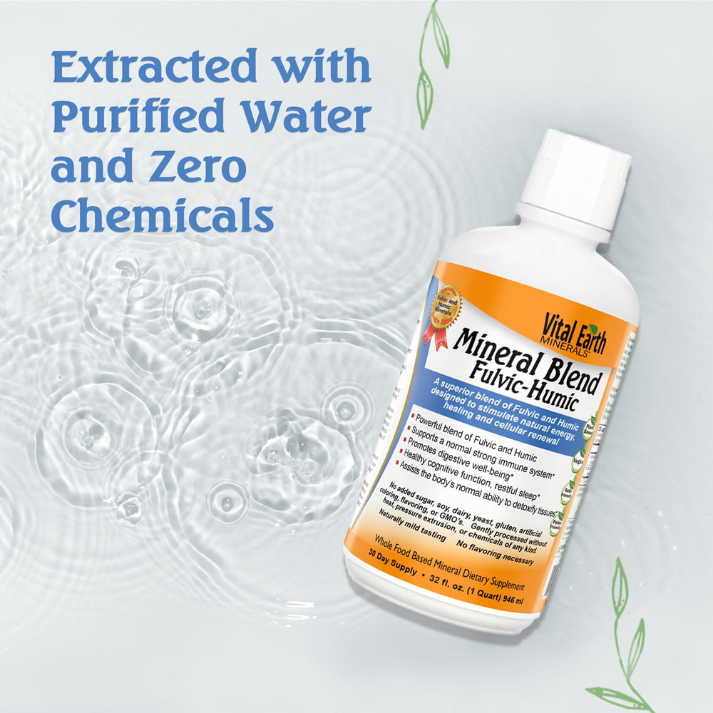 Vital Earth Minerals pour-over water demonstrates simple daily integration.