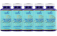 Vital-J Empowering 4-in-1 DIM Potent Complex bottle ready for daily use, promoting wellness.