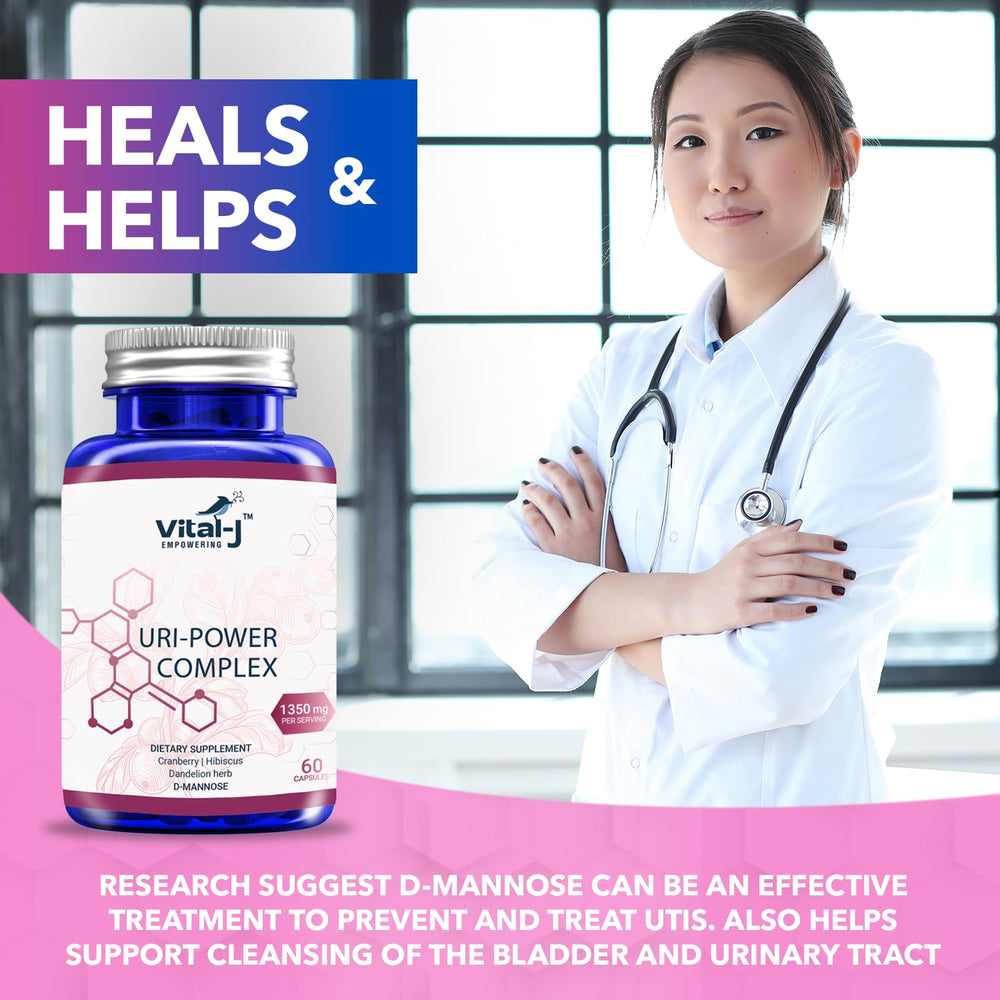 Vital-J Empowering detox support visuals showcasing plant-based ingredients and cleansing themes.