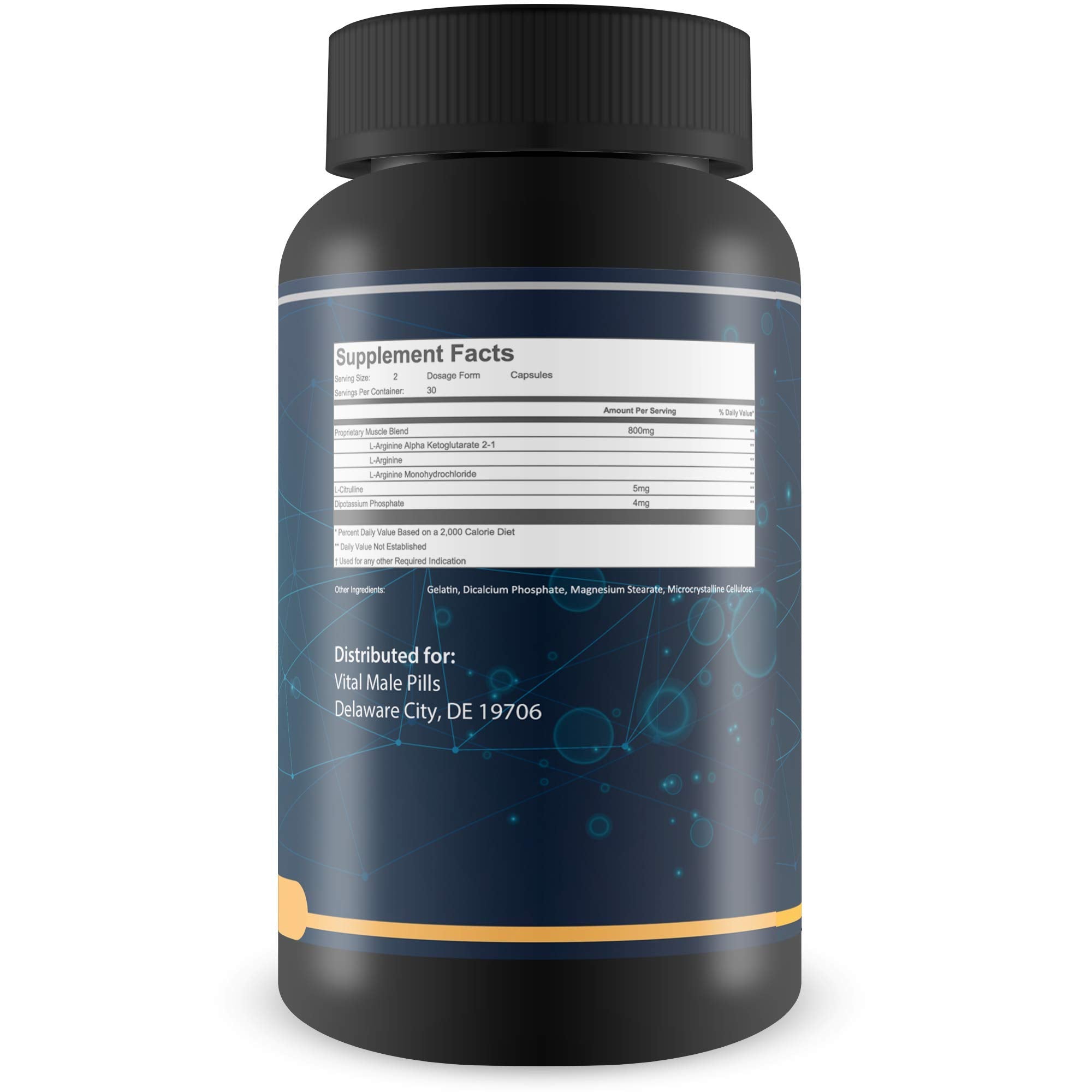 Vital Male Pills Z Vital Max N02 Alpha XR capsules close-up highlighting energy potential.