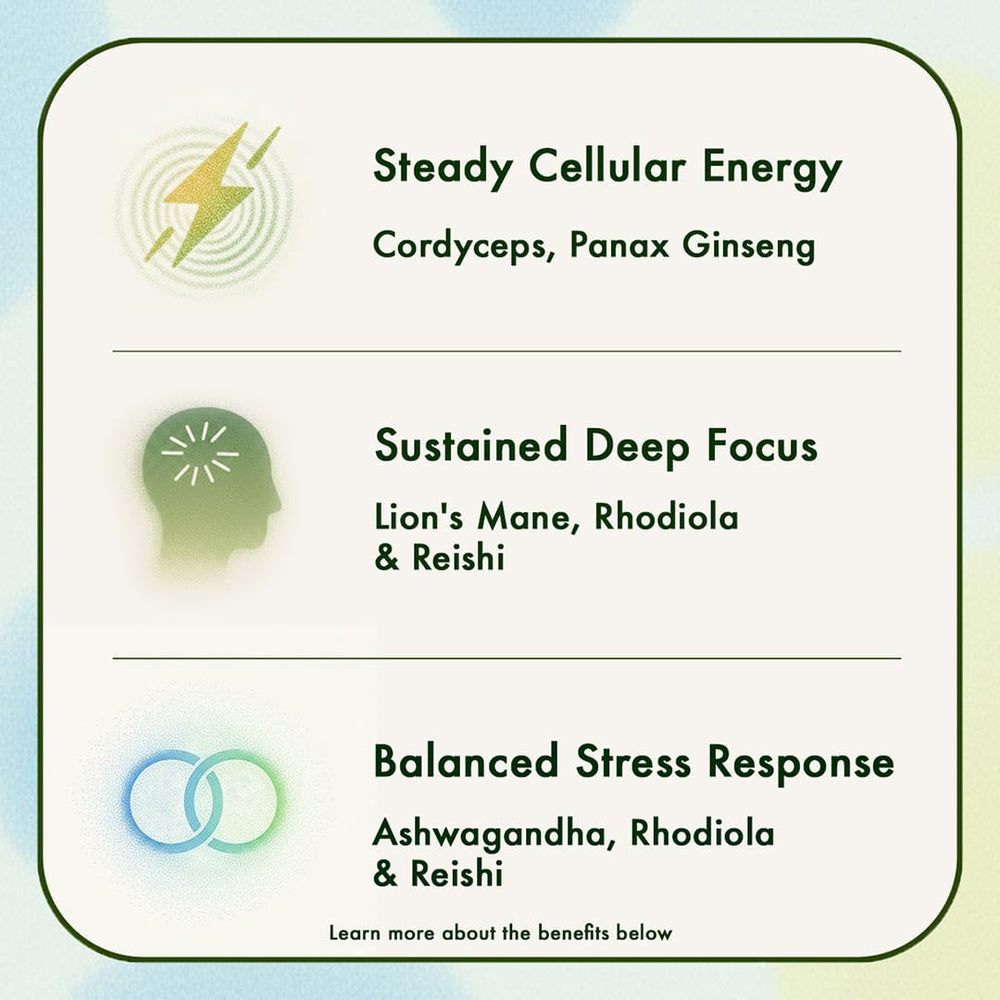 Vital Matter MycoClarity Ultra label highlights vegan and non-GMO credentials.