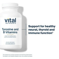 Vital Nutrients adrenal-support bottle packaging indicating targeted stress support