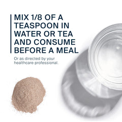 Vital Nutrients DGL powder in glass demonstrates dissolvable texture for daily use.