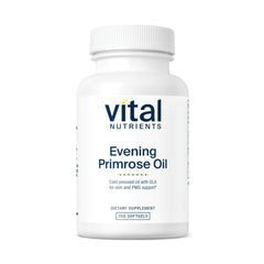 Vital Nutrients Evening Primrose Oil bottle showcasing 1000mg softgels for daily wellness
