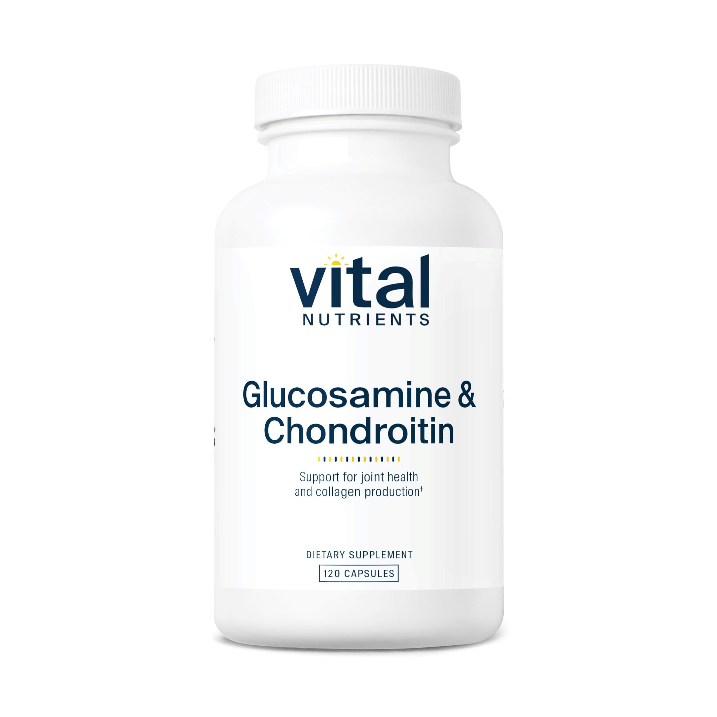 Vital Nutrients Glucosamine & Chondroitin bottle front showing joint support focus