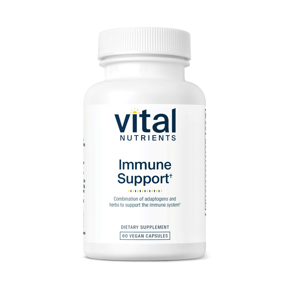 Vital Nutrients Immune Support bottle front showing vegan formula for everyday immunity