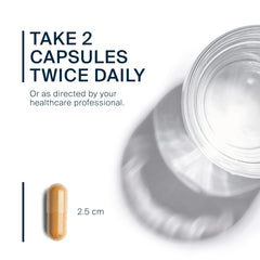 Vital Nutrients Liver Support II capsules-closeup displays compact plant-based capsules for daily use