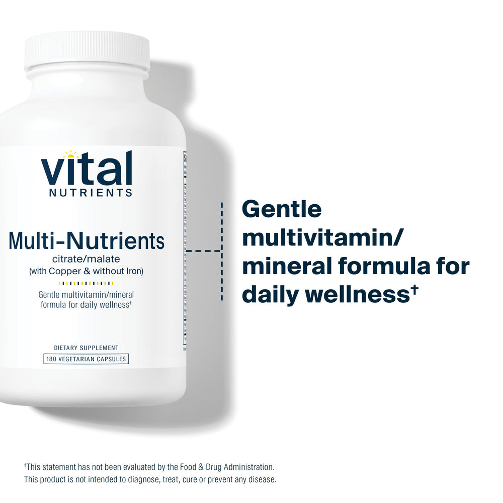 Ingredients section underscores antioxidants and mineral chelates for everyday energy support.