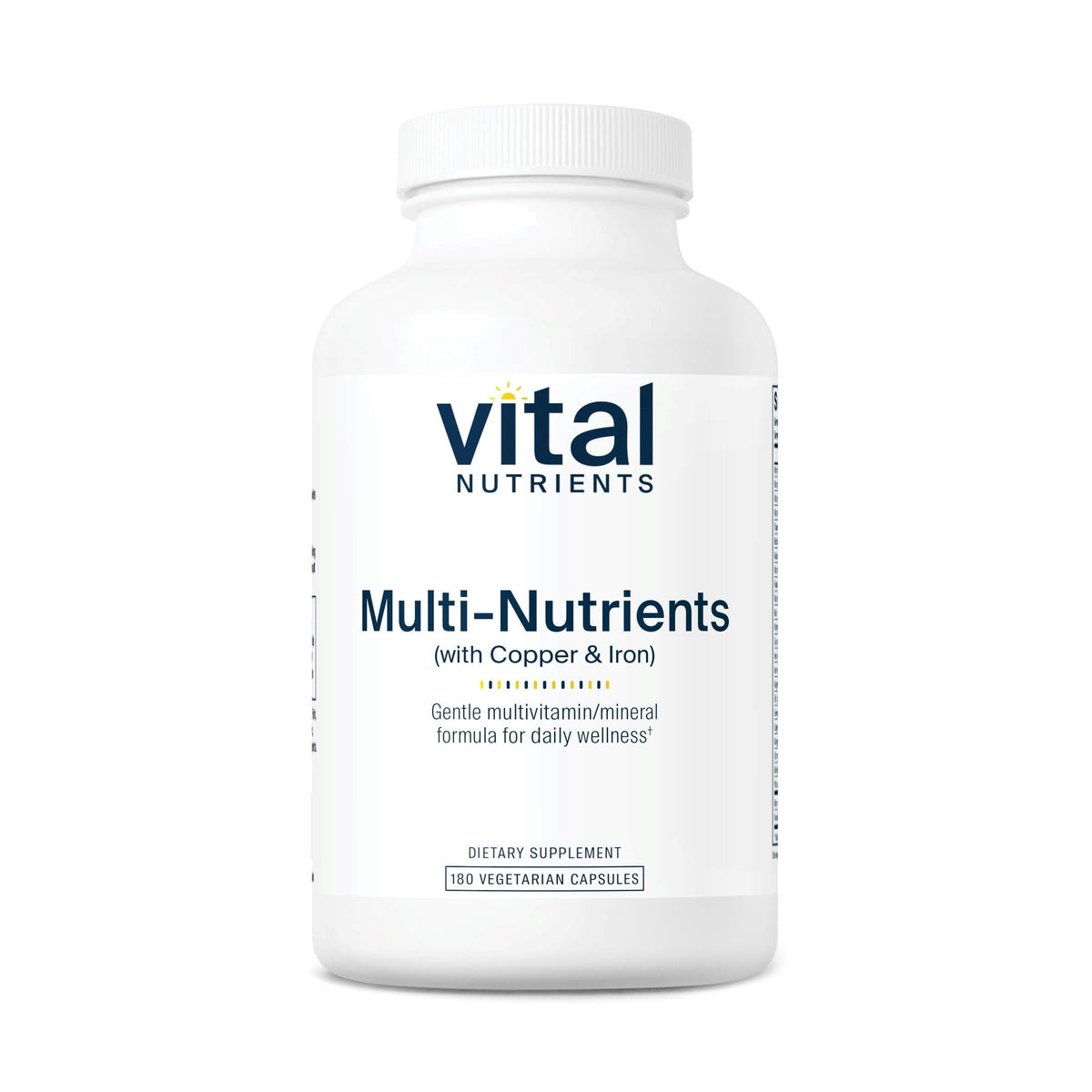 Vital Nutrients Multi-Nutrients 4 bottle close-up for daily wellness