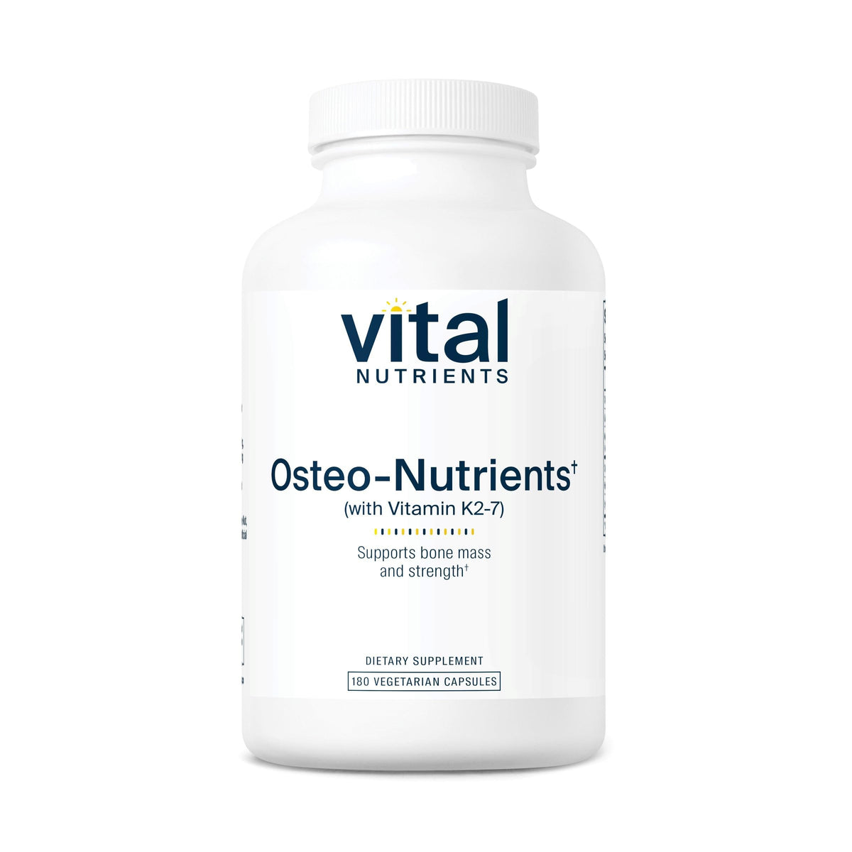 Vital Nutrients Osteo-Nutrients bottle front promotes bone health