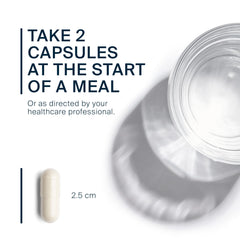 Vital Nutrients Pancreatic Enzymes bottle in pantry, easy-to-swallow supplement for meals.