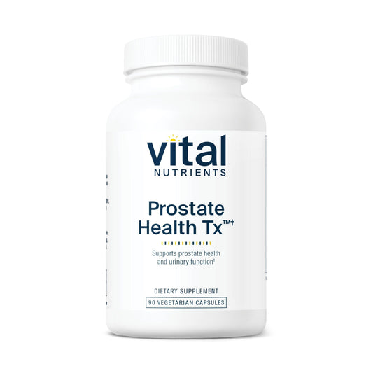 Vital Nutrients Prostate Health Tx bottle for daily wellness support.