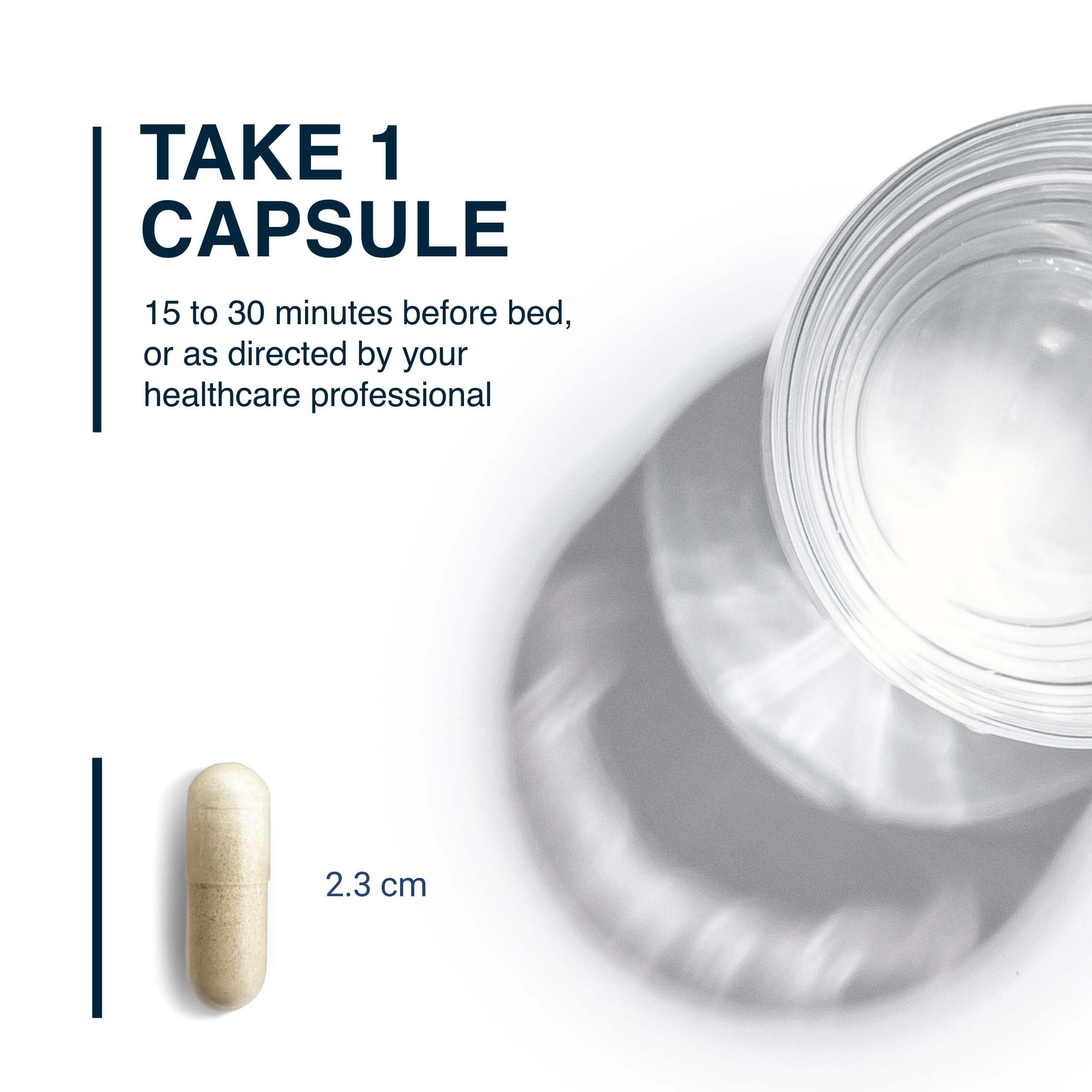 Vital Nutrients Sleep and Recover on nightstand invites a calming bedtime routine.