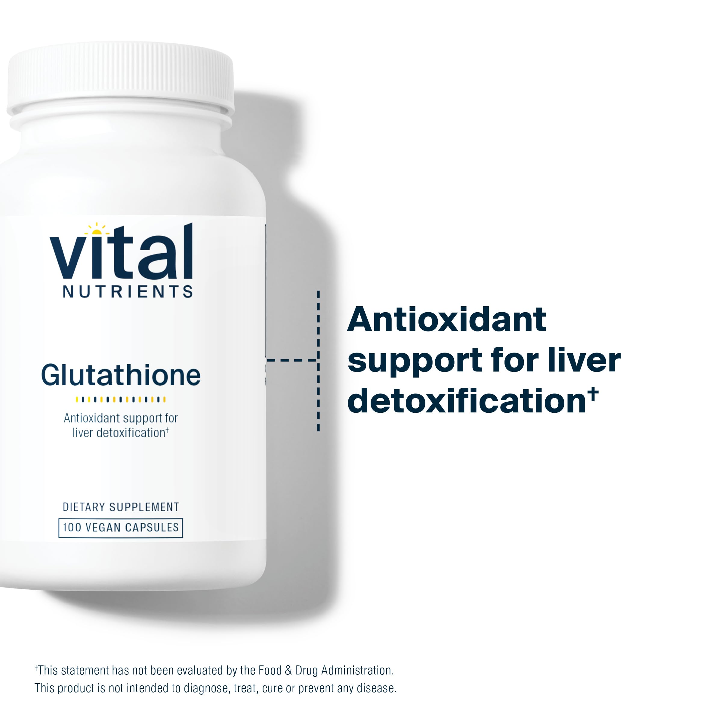 Independent lab testing badge beside Vital Nutrients branding