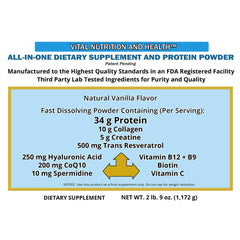 CoQ10 capsule from Vital Nutrition All-in-One highlighting heart energy support.