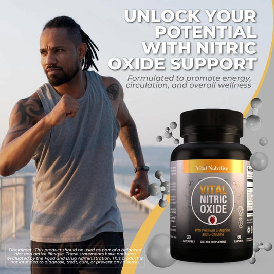 Vital Nutritive L-Arginine L-Citrulline formula pack for workout support