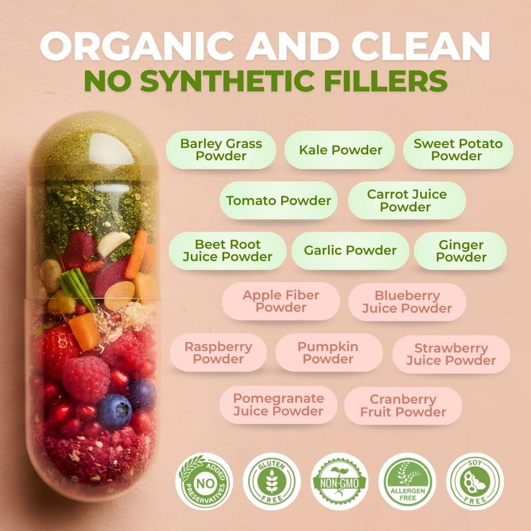 Energy-boosting capsules from Vital Nutritive suggest support for active mornings.