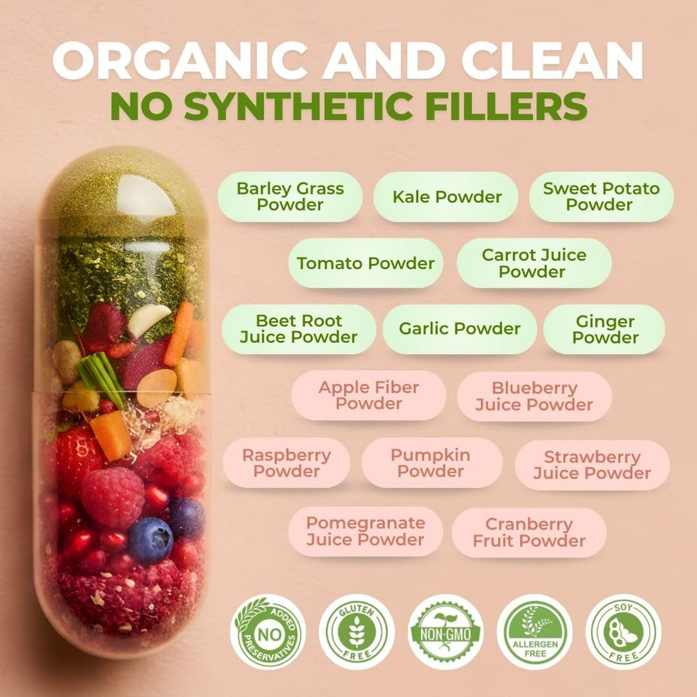 Energy-boosting capsules from Vital Nutritive suggest support for active mornings.