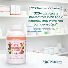 Antioxidant-rich blend from Vital Nutritive supports immune defenses and antioxidant balance.