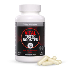 Vital Nutritive Vital Testo Support bottle ready for daily energy and focus