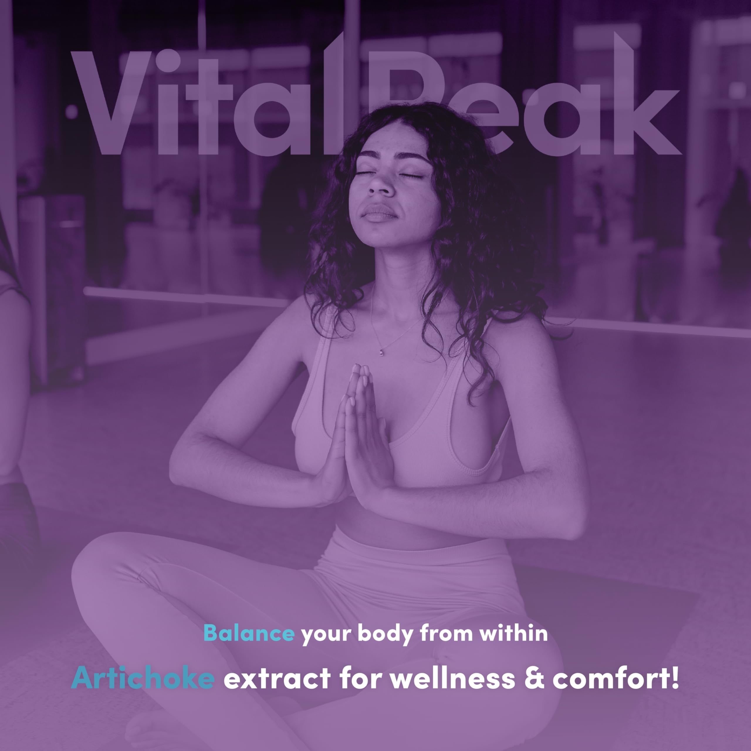 Vital Peak Artichoke energy focus scene for daytime wellness