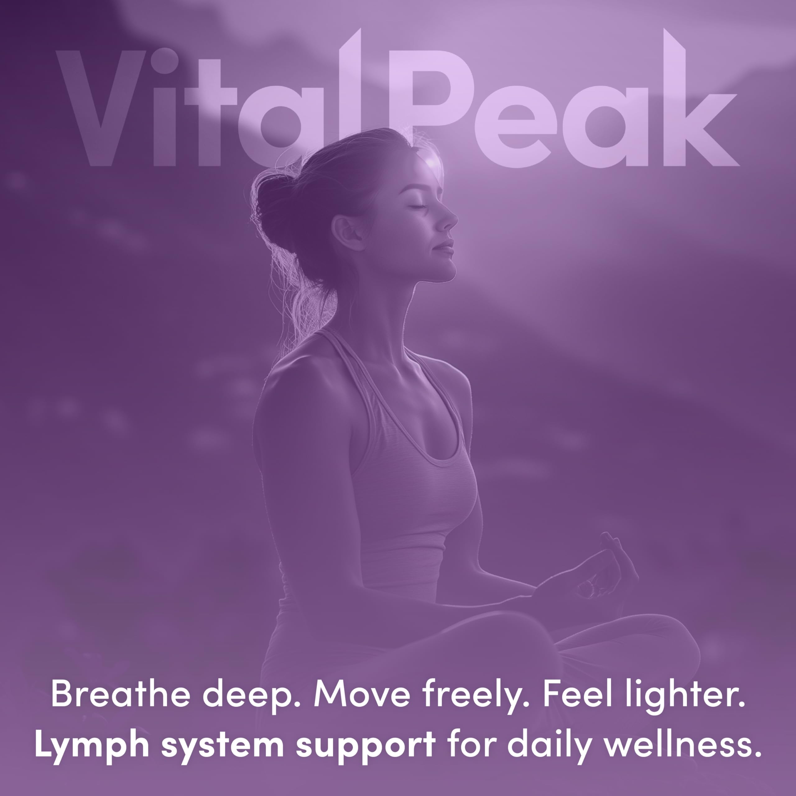 Vital Peak Lymph Peak close-up of dandelion extract on label.