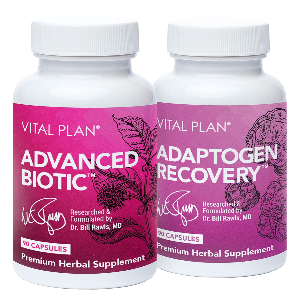 Vital Plan Immune Boost Bundle bottle on counter for daily immune support.