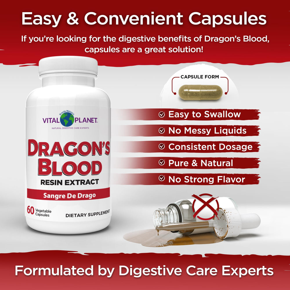 Vital Planet Dragon’s Blood in daily routine for digestive care