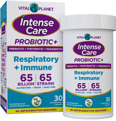 Vital Planet Intense Care Respiratory Lung Bottle supports respiratory health.