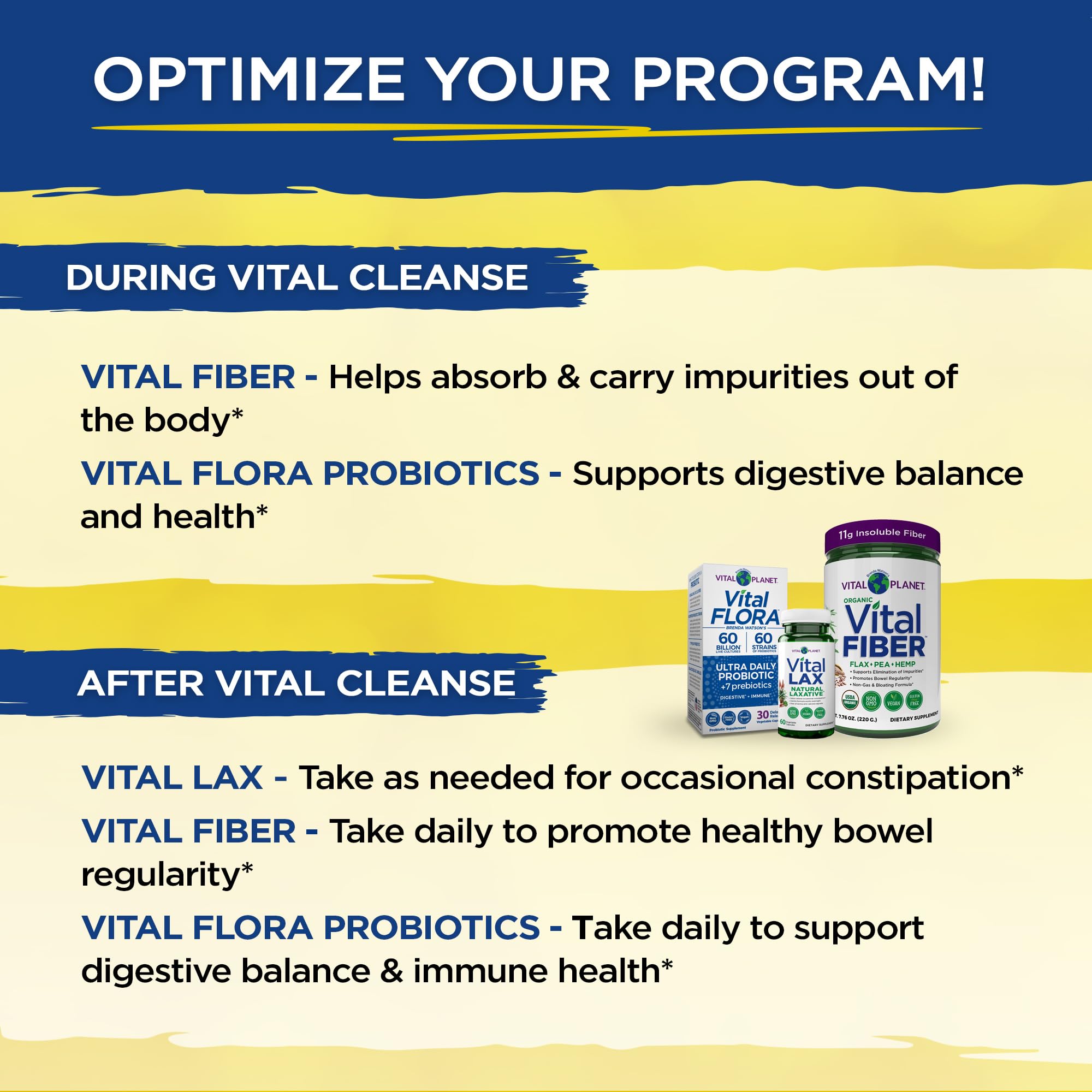 Vital Planet Vital Cleanse 14-day kit displayed for easy start