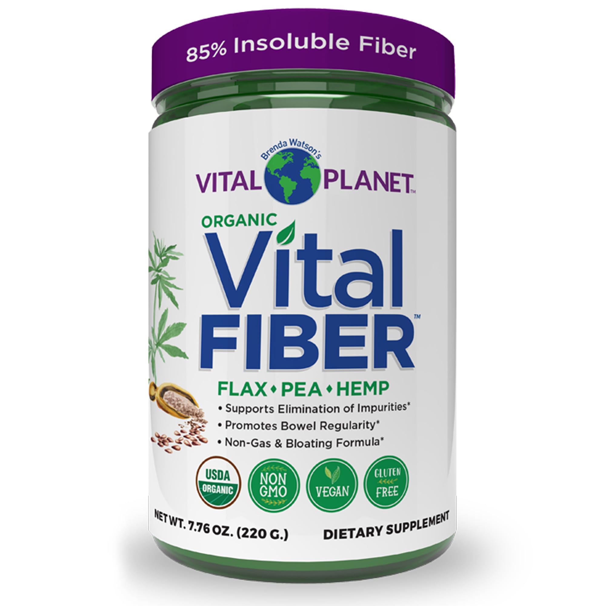 Vital Planet Vital Fiber Powder bottle for daily fiber support
