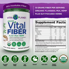 Vital Planet Vital Fiber scoop measures 13 g of fiber