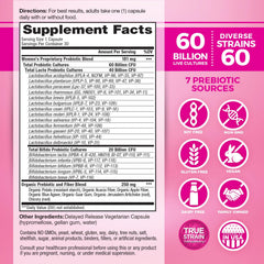 Vital Flora 60B CFU bottle label close‑up highlighting potency and trust.