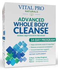 Vital Pro Naturals AM Form capsules support daytime cleansing and digestion.