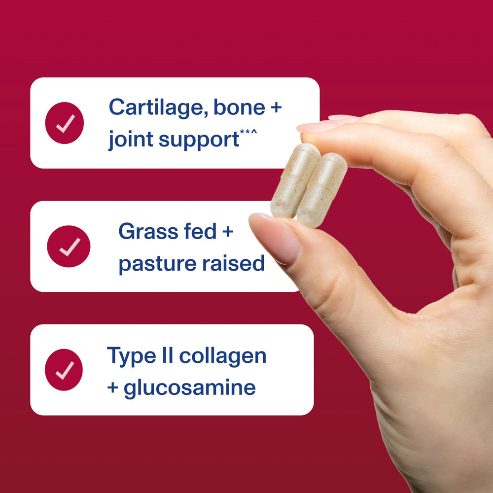 Vital Proteins Cartilage Collagen product image suggests hair, skin, and nails benefits.