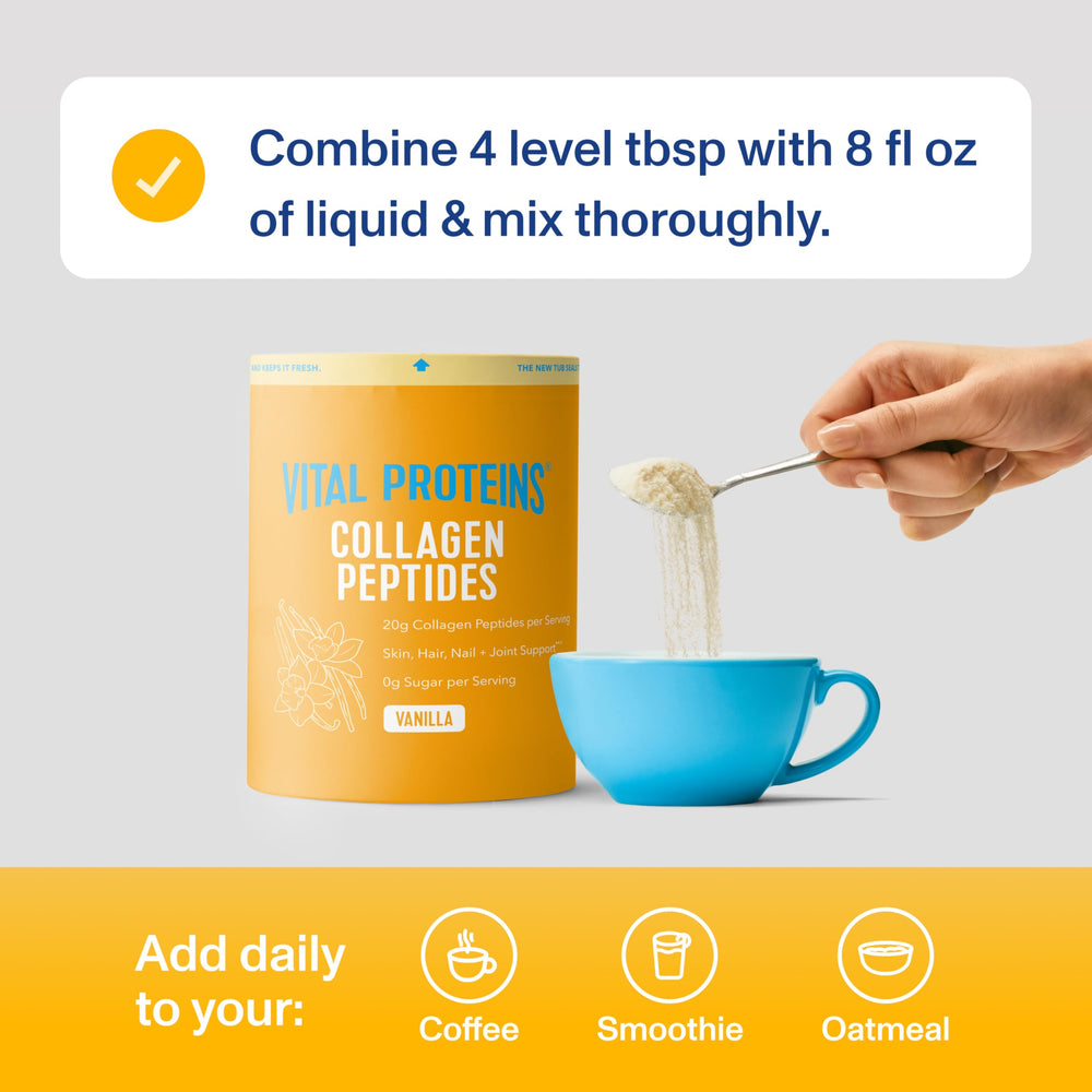Vital Proteins collagen peptides used in baking and cooking