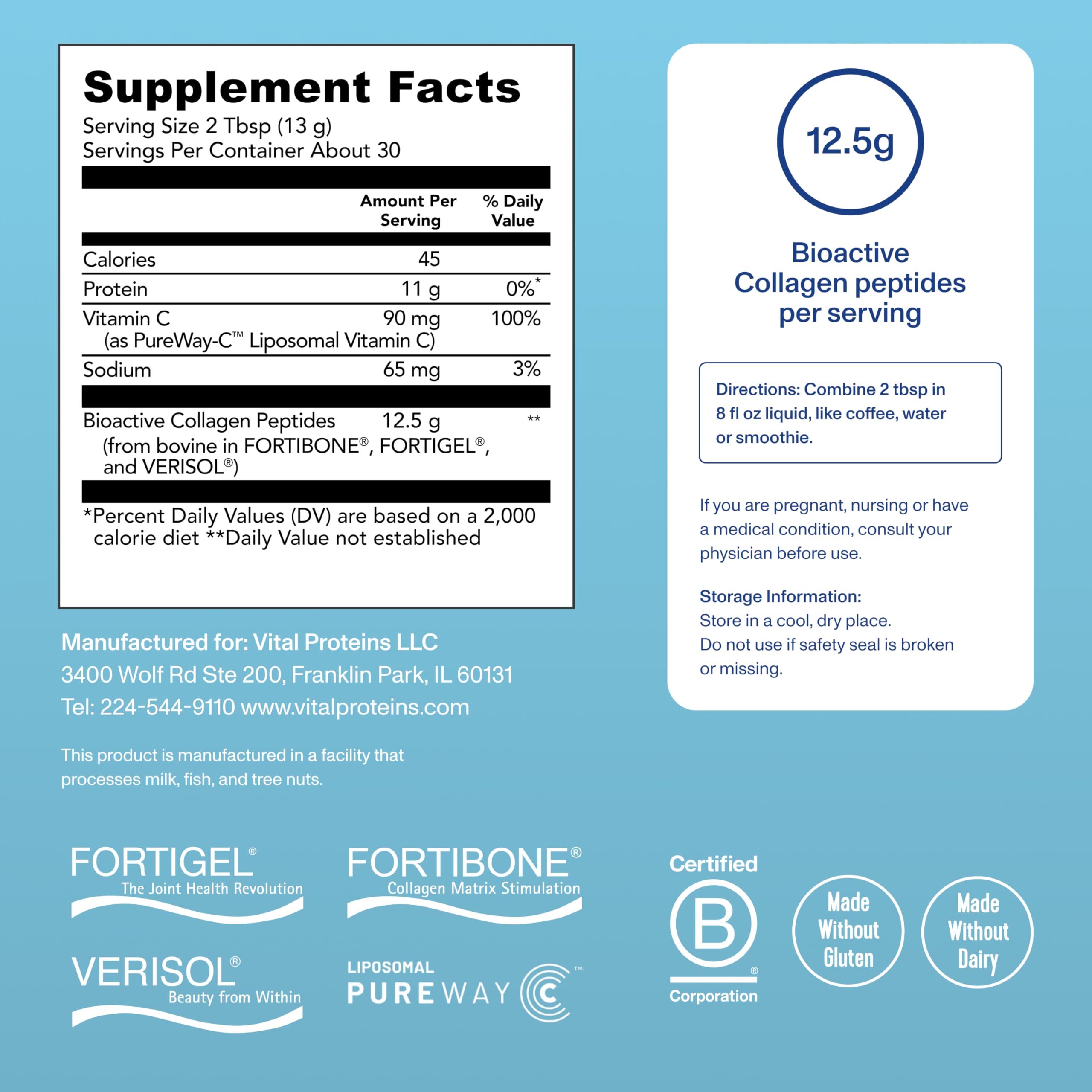 Vital Proteins Professional Daily Foundational Support in coffee, showing versatile daily use.