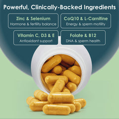 Vital Seed daily dose three capsules shown for consistent use.
