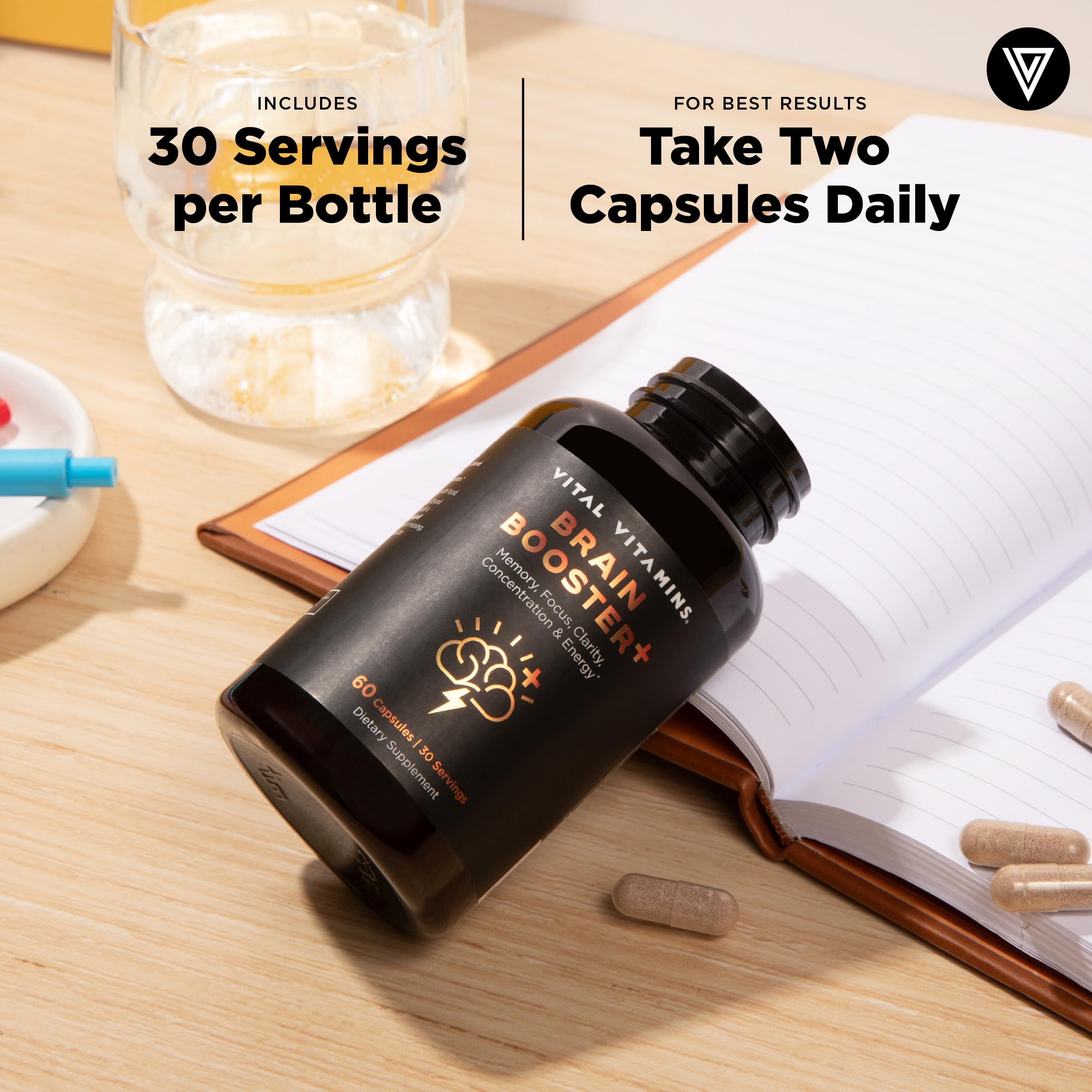 Vital Vitamins Lion's Mane closeup emphasizing earthy aroma and cognitive support