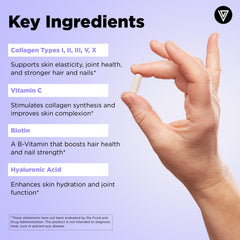 Vital Vitamins vitamin C boost capsules indicating antioxidant support for glow.