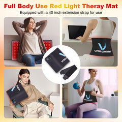 VITALCROSS pad near joints for potential mobility support and comfort